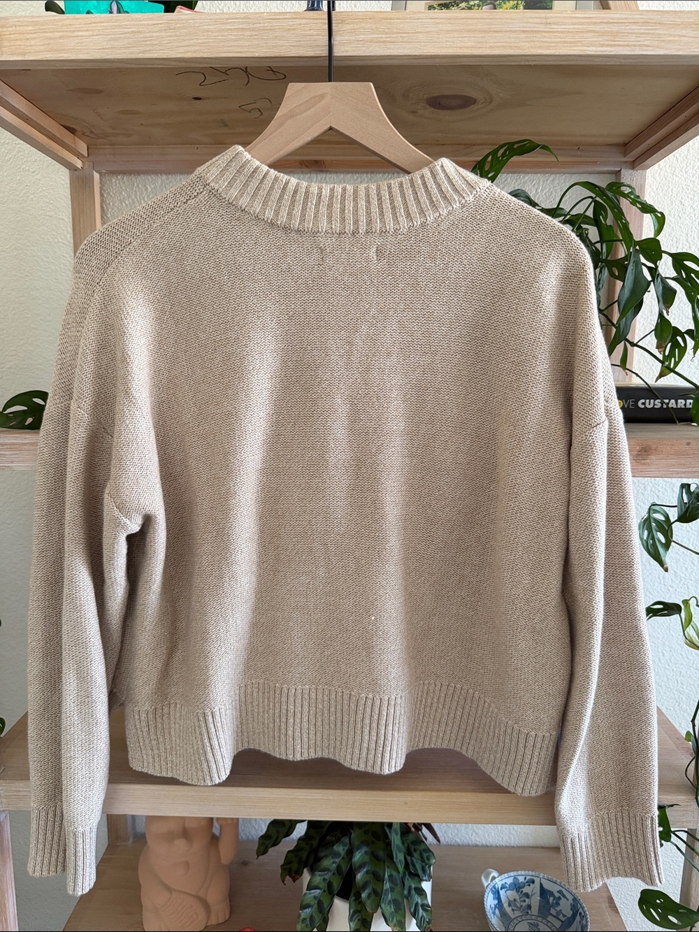 Quince 100% Organic Cotton Button-Front Women's Sweater - Picture 8 of 9